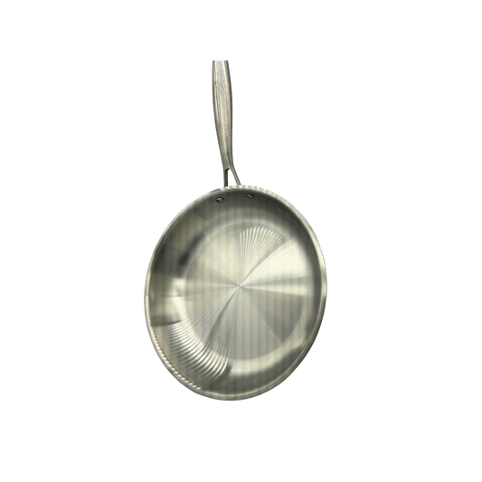 Tri-Ply Stainless Steel Frying Pan 26cm – Even Heat & Lasting Durability
