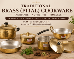 Collection image for: Genuine Traditional Brass (Pital) Cookware Collection