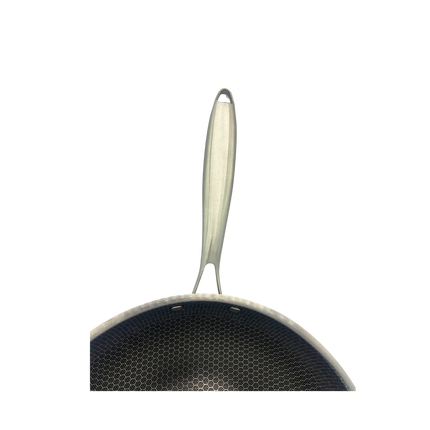 Non-Stick Stainless Steel Wok 30cm – Honeycomb Tri-Ply Design