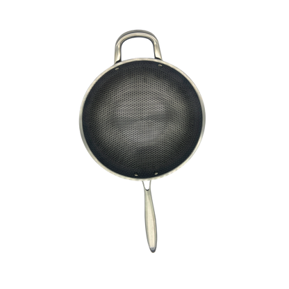 Non-Stick Stainless Steel Wok 30cm – Honeycomb Tri-Ply Design
