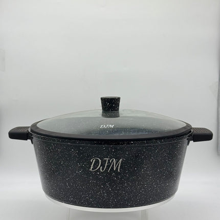 Granite Non Stick Casserole Pot | Induction Aluminium Cookware 38cm–46cm