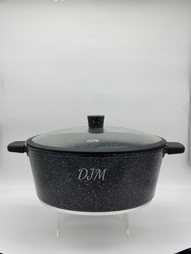 Granite Non Stick Casserole Pot | Induction Aluminium Cookware 38cm–46cm