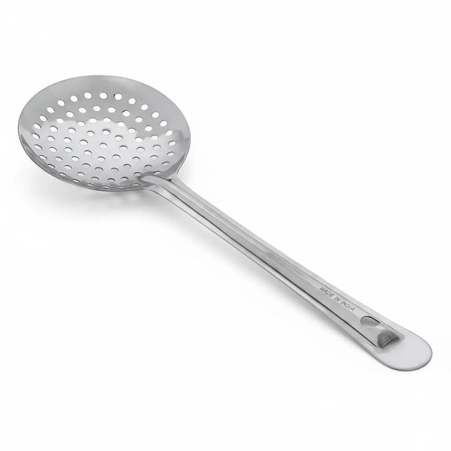 Stainless Steel Skimmer Flat Handle 32x10cm – Zara Style