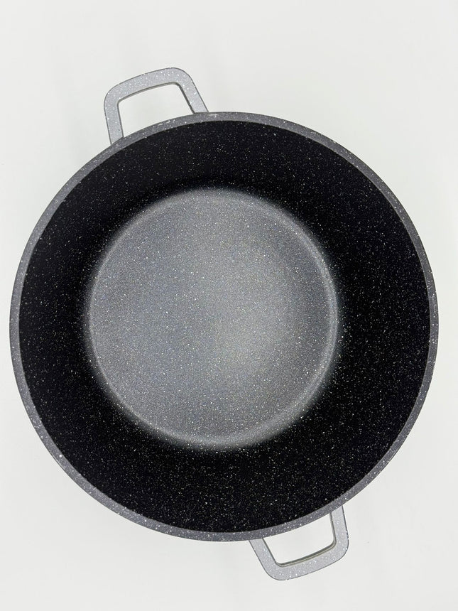 Granite Non Stick Casserole Pot | Induction Aluminium Cookware 38cm–46cm