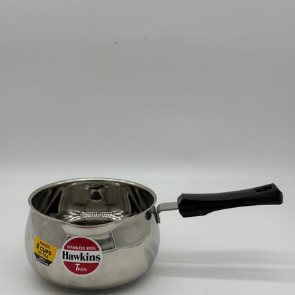 Hawkins Stainless Steel Tea Pan with Glass Lid | Induction Compatible Tea Pot