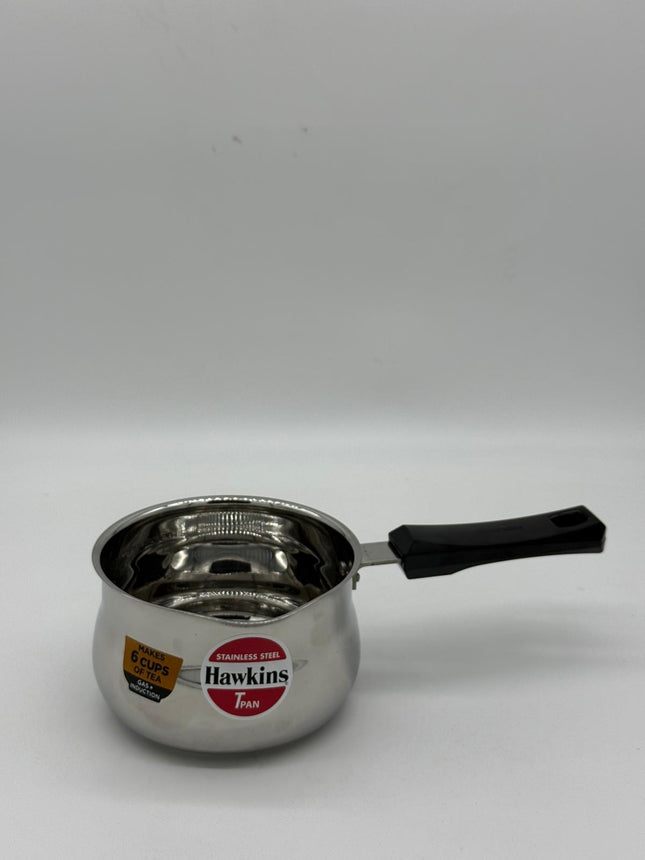 Hawkins Stainless Steel Tea Pan with Glass Lid | Induction Compatible Tea Pot