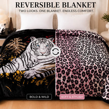 King Single Mink Double-Ply Blanket – Heavy, Soft & Warm Winter Blanket