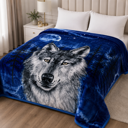 King Single Mink Double-Ply Blanket – Heavy, Soft & Warm Winter Blanket
