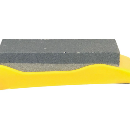 Knife Sharpener Whetstone 15cm – Manual Sharpening Stone with Handle