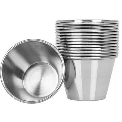 Stainless Steel Sauce Cup 6cm × 2.5cm – Dipping & Condiment Cup