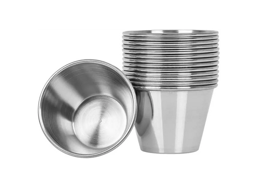 Stainless Steel Sauce Cup 6cm × 2.5cm – Dipping & Condiment Cup