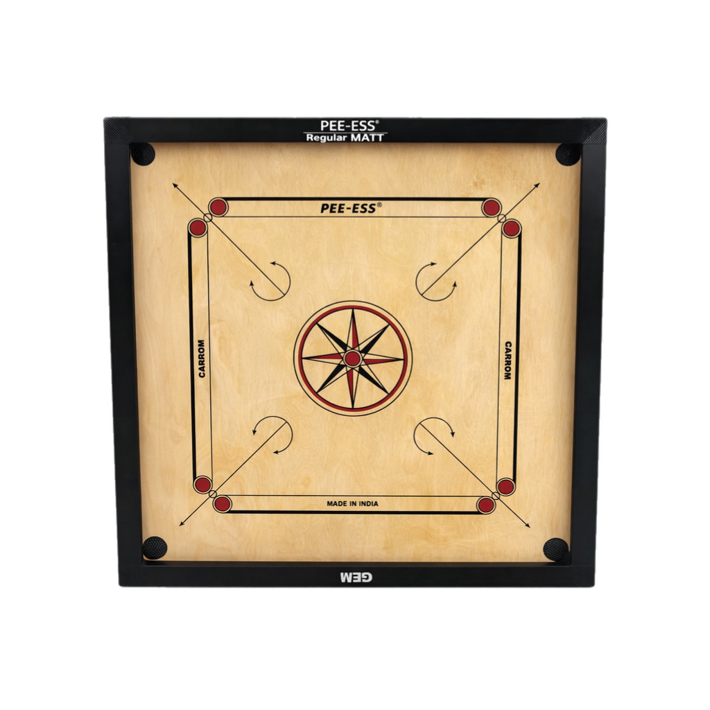 Carrom Board 82cm with Coins, Striker & Powder – Complete Set