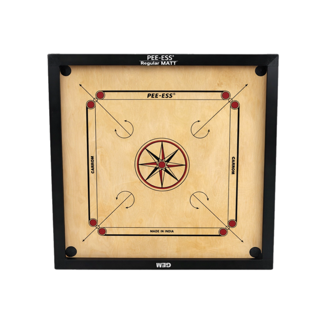 Carrom Board 82cm with Coins, Striker & Powder – Complete Set