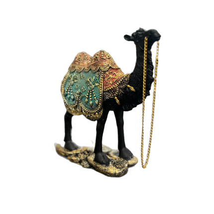 Decorative Camel Figurine with Chain – Handcrafted Style Home Decor