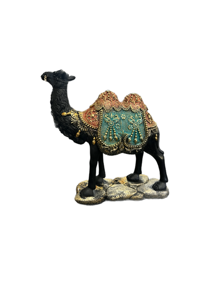 Decorative Camel Figurine with Chain – Handcrafted Style Home Decor