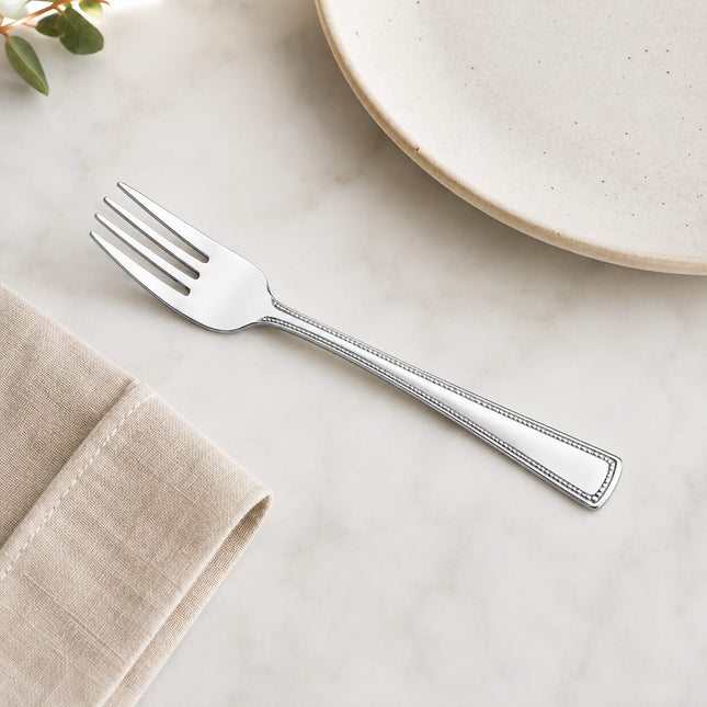 Elegant silver dinner fork
Tablekraft Sorrento cutlery collection